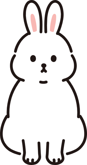 SEOとAIOの関係を補足するウサギのイラスト